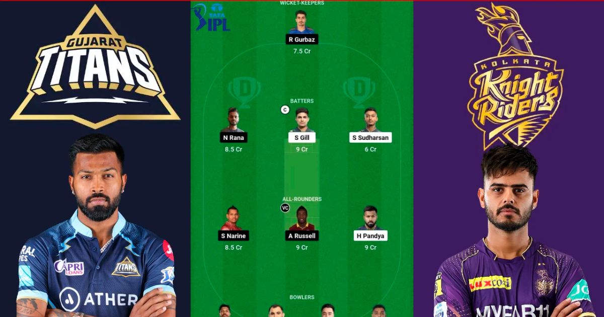 dream 11 GT vs KKR