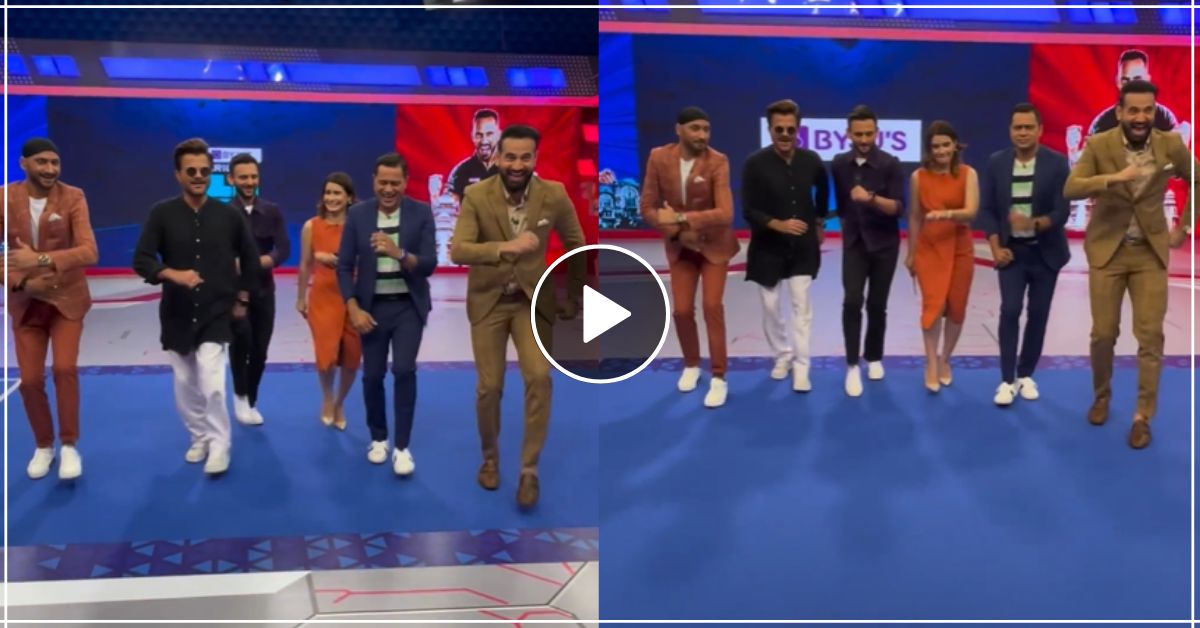 cricketer dance with anil kapoor