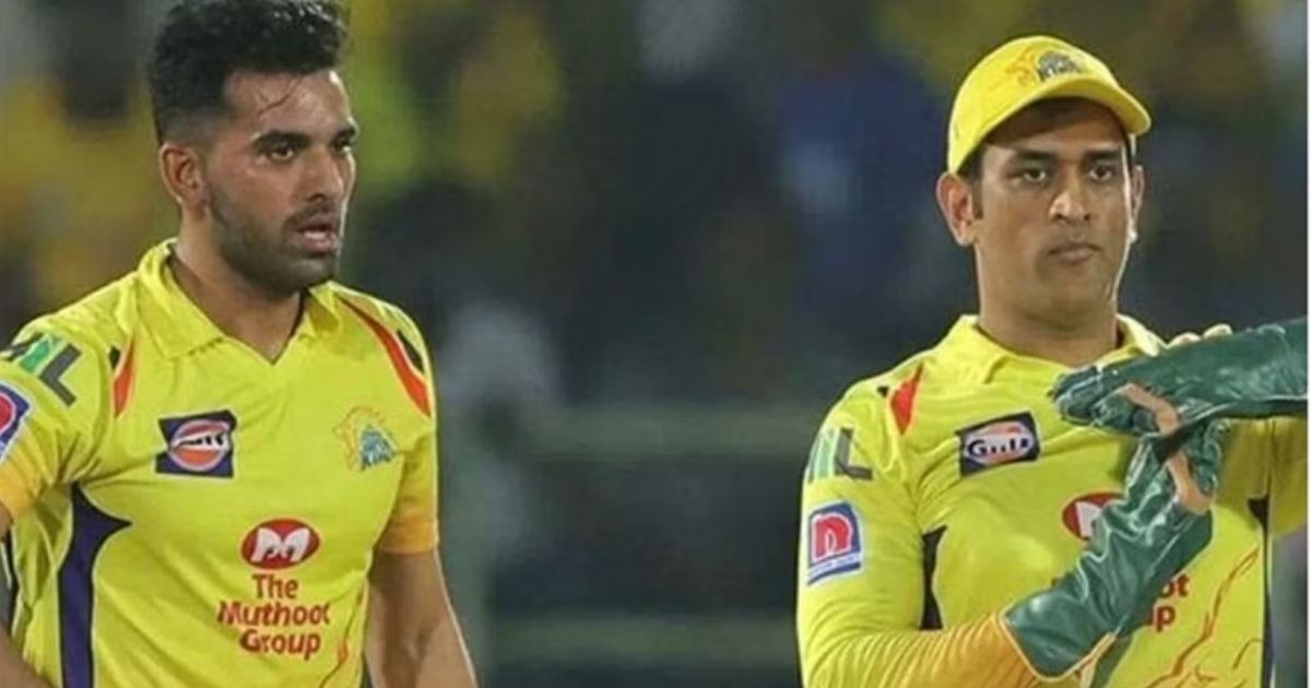 deepak chahar and ms dhoni