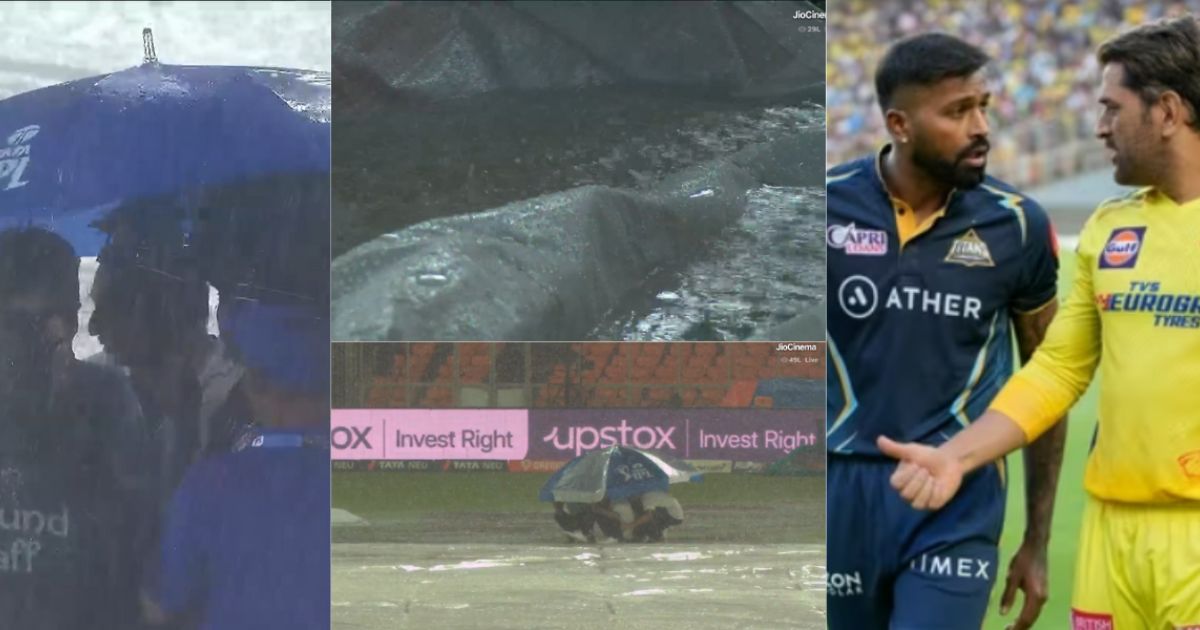 GT vs CSK: Final not held due to rain in Ahmedabad, now champion will be decided on reserve day-