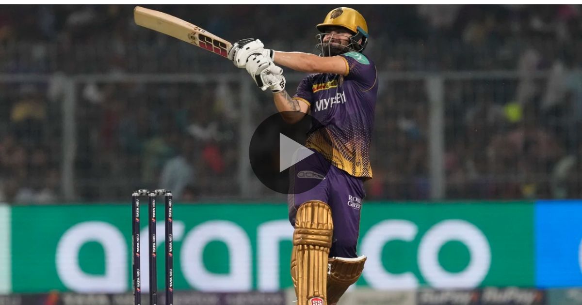 IPL 2023: Rinku Singh showed his worth to Naveen-ul-Haq by hitting a six of 110 meters standing