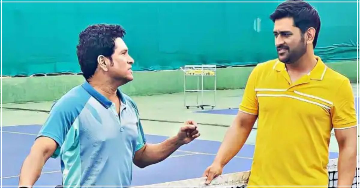 sachin tendulkar and ms dhoni