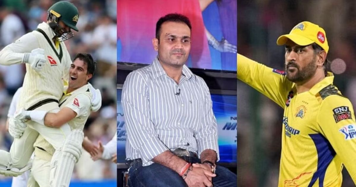 Virender Sehwag compared Pat Cummins to MS Dhoni