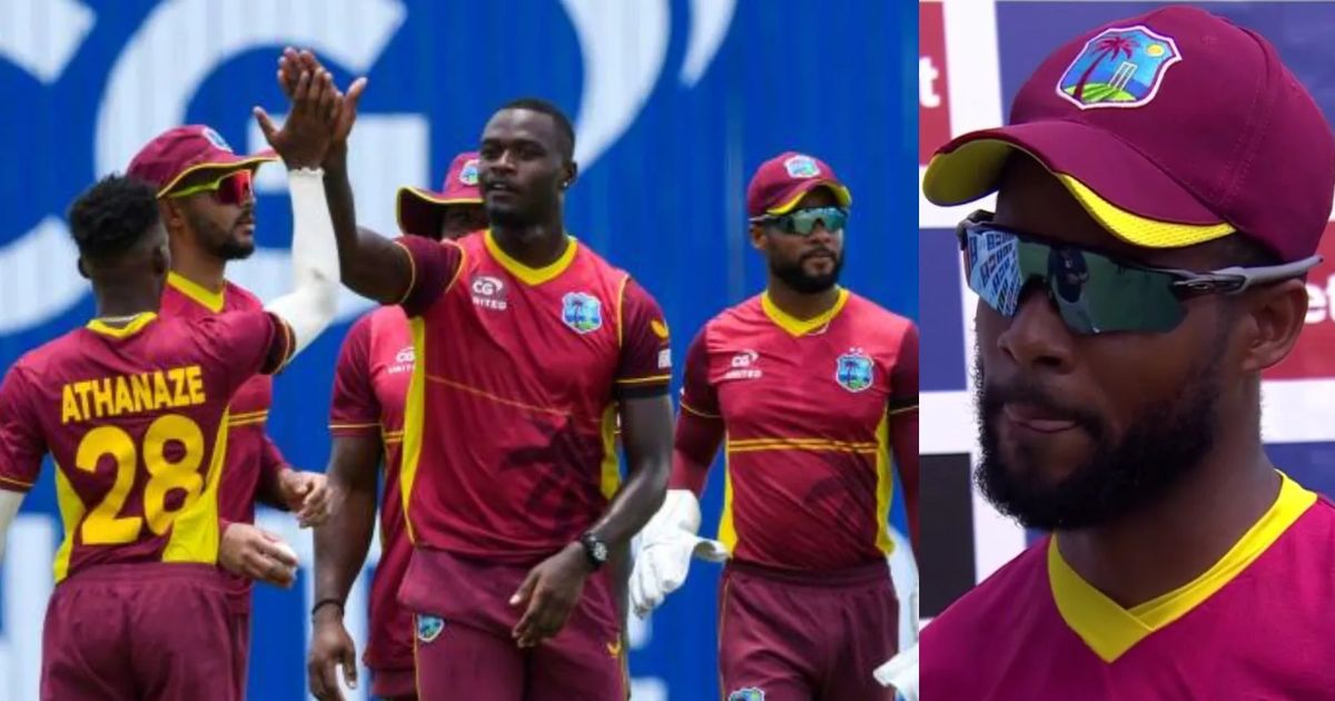 West Indies captain Shai Hope was fuming with anger after the humiliating defeat in the first ODI